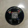 Pastille NFC ScanUpp ronde avis Google et réseaux sociaux