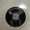 Pastille NFC ScanUpp ronde avis Google et réseaux sociaux