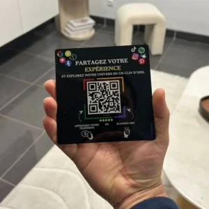 Plaque NFC ScanUpp avis Google et réseaux sociaux